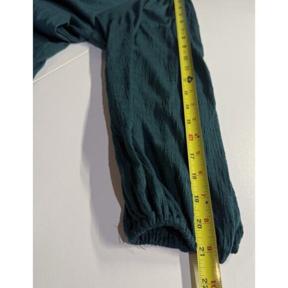 Max Studio Top Womens 2X Green Balloon Sleeves Pullover NEW Holiday Office - Picture 10 of 12